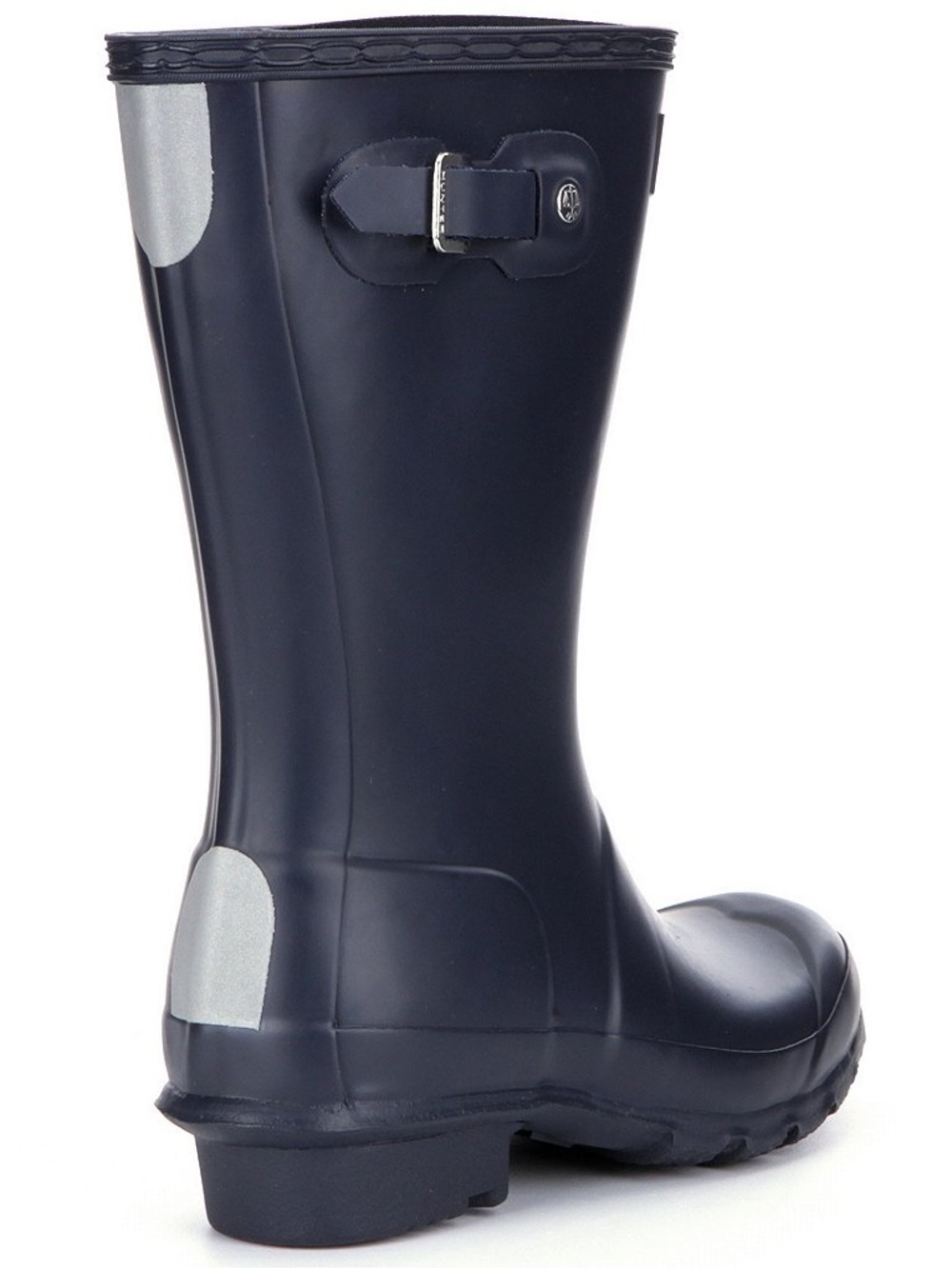 Kids' Original Matte Navy Waterproof Buckle Strap Rain Boots, MSRP $105, B4/G5 - Picture 3 of 14